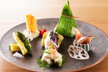 Vegan menu dish at Sanpou Nishimuraya 