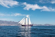 The luxurious schooner Twister
