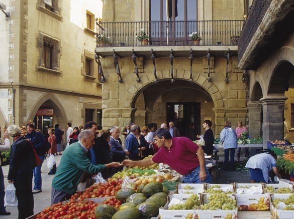 Local food market in Vic (Barcelona Landscapes) Local food market in Vic (Barcelona Landscapes)