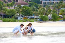 Family enjoying Marine Walk activity at Pullman Phuket Panwa 