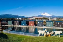 Private cottages with views of Mount Fuji welcome guests in onsen resort town Gotemba 