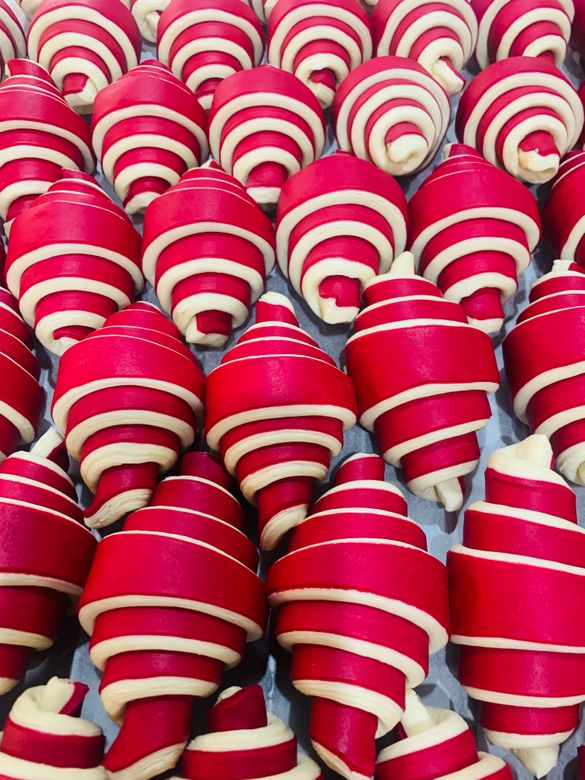 Anna Polyviou's croissants with Textbook Patisserie.