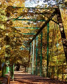 The bridge at Port Royal Historic State Park is a top photo-worthy spot.