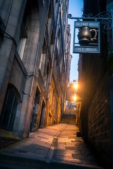 Fleshmarket Close in Edinburgh's Old Town