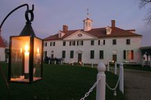George Washington's Mount Vernon at Dusk