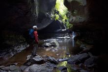 Abseiling at the Grand Canyon, Blue Mountains National Park.