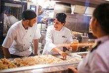 Chefs preparing Australian cuisine onboard_credit David Kirkland