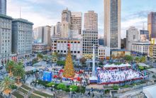 The Safeway Holiday Ice Rink in Union Square has delighted children and adults with its holiday-themed ice park where everyone can enjoy skating in the iconic plaza surrounded by festive lights and Macy’s giant Christmas tree.