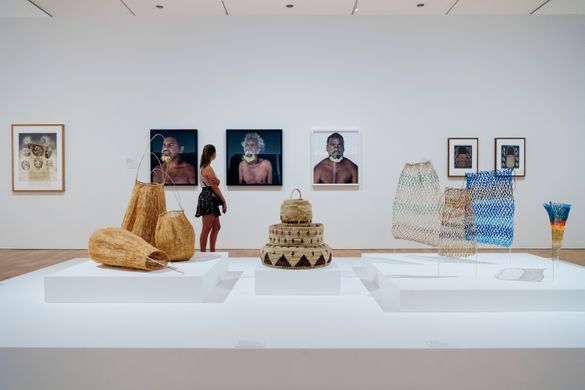 Installation view, 'Get Up, Stand Up', Queensland Art Gallery 2020 / Photograph: Joe Ruckli, QAGOMA