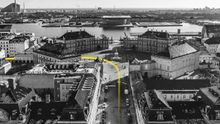 The Tour de France route in Copenhagen, which will host the Grand Depart in 2022. 