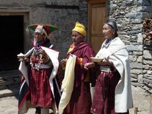 Traditional welcome from a village in Far West Nepal