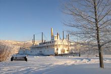 SS Klondike in winter, Whitehorse