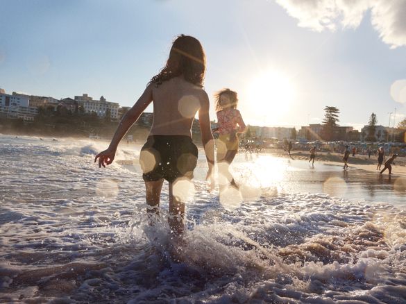 Beachside, Bondi Beach. Beachside, Bondi Beach.
