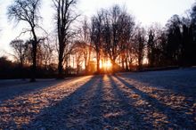 Kearsney Abbey, Dover at sunrise