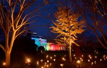 Wimpole House and Fire Garden
