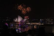 Sydney Harbour YHA fireworks from rooftop 2019 NYE
