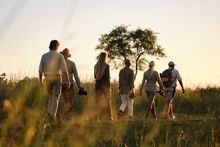 Walking safari at Xigera, Botswana