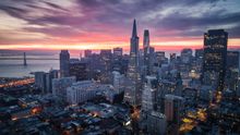 San Francisco skyline.