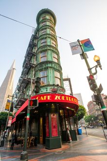 Cafe Zoetrope in the Sentinel Building.