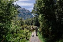 Routeburn Track walkers_Blanket Bay Walk_Walk into Luxury