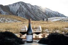 E-biking at The Lindis, where Walk into Luxury guests stay on its Mt Aspiring, Mt Cook & Ahuriri Valley journey
