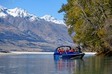 Private scenic cruise into Mt Aspiring National Park on Walk into Luxury's signature Blanket Bay Walk