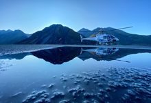 Mt Cook helicopter flight, part of Walk into Luxury's Mt Aspiring, Mt Cook and Ahuriri Valley private journey