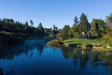 Huka Lodge in Taupo, where guests stay on Walk into Luxury's Tongariro & Great Lakes journey