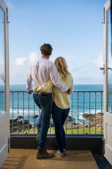 Looking out over beautiful Fistral Beach