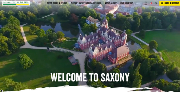 New Saxony Tourism website www.visitsaxony.com