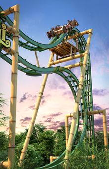 Tumbili at Kings Dominion, Virginia