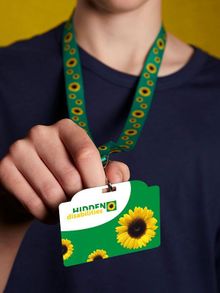 Hidden Disabilities Sunflower Program Lanyard