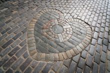 The Heart of Midlothian Mosaic, Royal Mile, Edinburgh