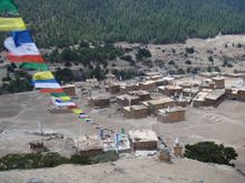Ringmo village (3,700m) on Upper Dolpo trek in Nepal