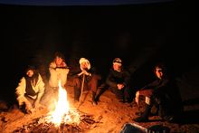 Sahara Desert Trek - around the campfire