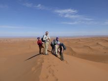Dunes on the Sahara Desert Camel Trek
