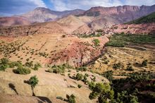 Landscape of Toubkal National Park