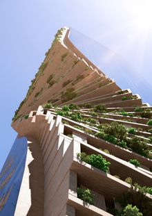 STH BNK By Beulah is set to become the tallest vertical garden in the world, reaching a total of 5.5 kilometres 