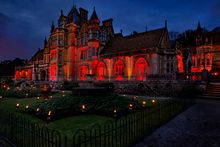 Tyntesfield lit up on the launch night last Friday