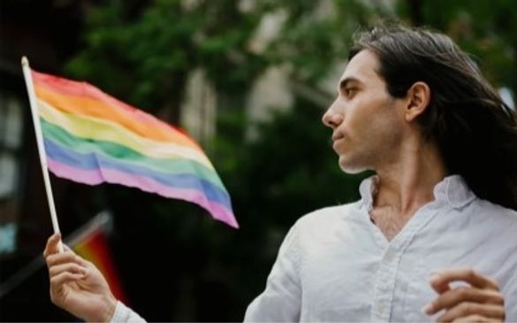 Amin, a Rainbow Railroad beneficiary, escaped to Toronto, Canada from Chechnya and has become an outspoken advocate for LGBTQI+ rights and the work of the organization that saved him.