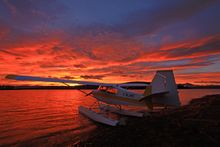 Sunset floatplane - Yukon