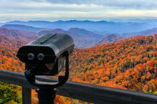 View across the Great Smoky Mountains