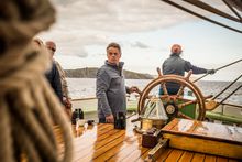 Guests take the helm