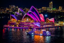 Vivid Sydney aboard Captain Cook Cruises