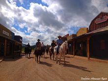 Tombstone Monument Ranch, Arizona: the entire ranch resembles an 1800s frontier town