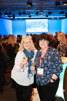 Trisha Harbord and Lyn Hughes