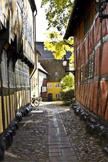 The Old Town in the center of Kolding.