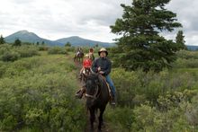 Horseback riding in Yukon