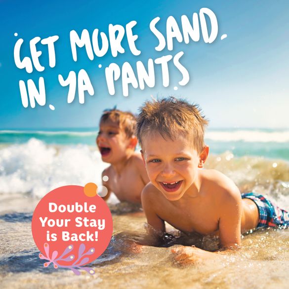 Double Your Stay promotion tile Double Your Stay promotion tile