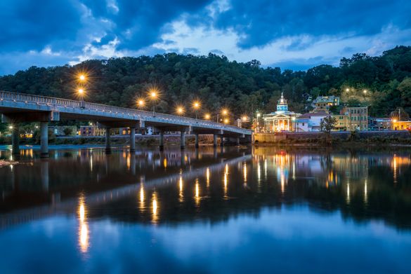 Travelers can dream big in the Blue Ridge mountain town of Marshall, which sits alongside the French Broad River